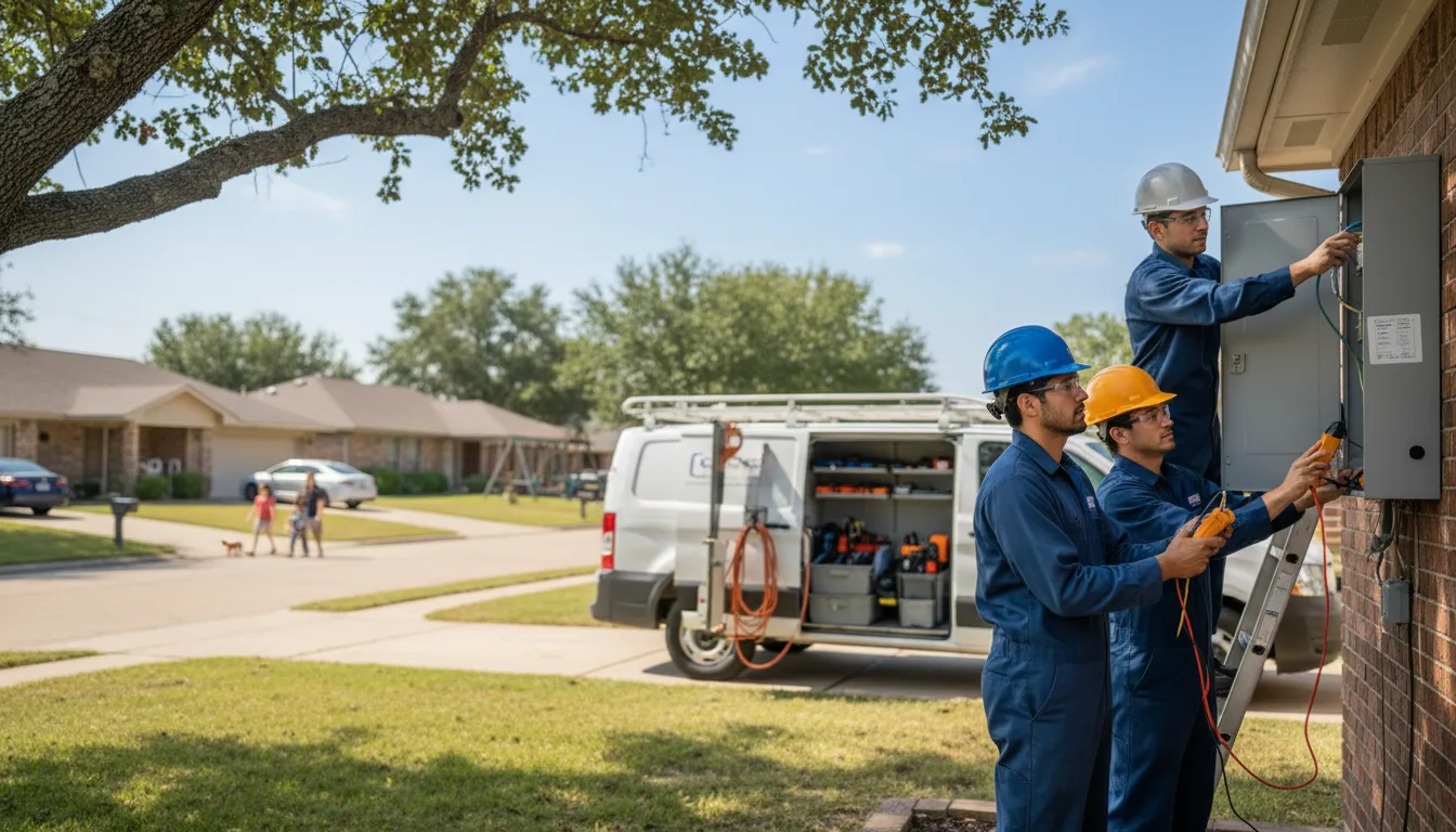 Certified electrician providing emergency electrical services in Randall, IA